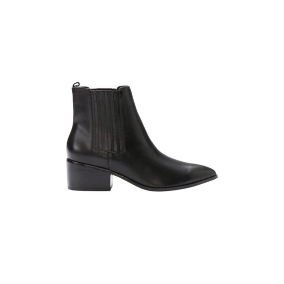 ELLOS Leather Chelsea Bootie Ankle Boot Comfortable Women's Winter Shoes size 10 - Picture 1 of 8
